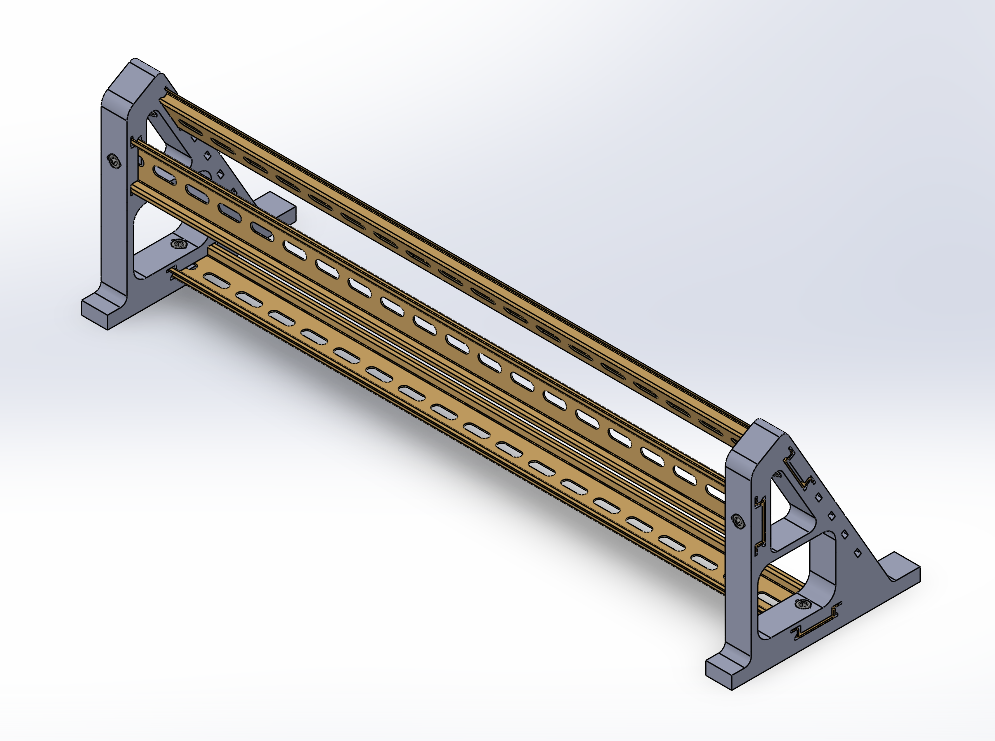 Desktop DIN Rail Stand and PLC Trainer: Small Kit
