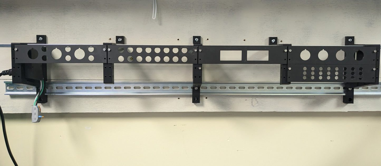 Wall Mounted DIN Rail Stand and PLC Trainer Kit