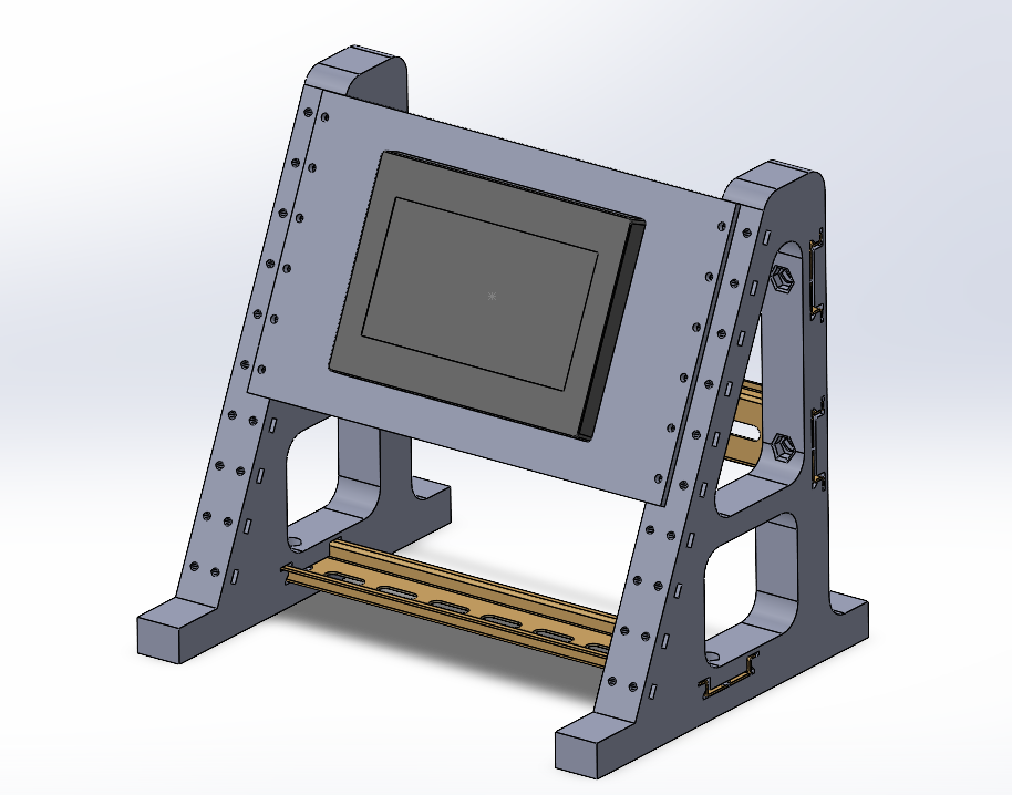 C-More 4" HMI Panel for PLC Stand