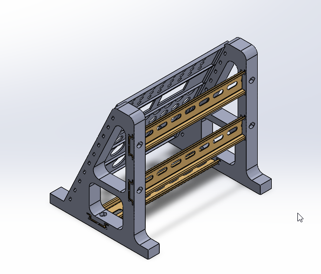 Desktop Operator DIN Rail Stand: Full Kit