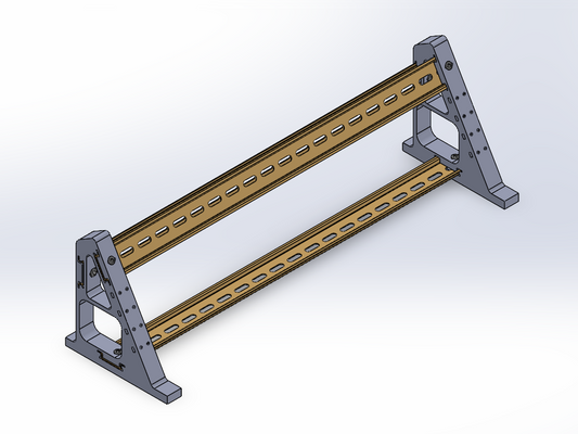 Desktop DIN Rail Stand and PLC Trainer: Small Kit