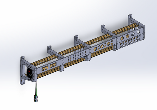 Wall Mounted DIN Rail Stand and PLC Trainer Kit