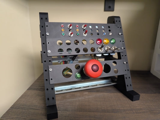 Desktop Operator DIN Rail Stand: Full Kit