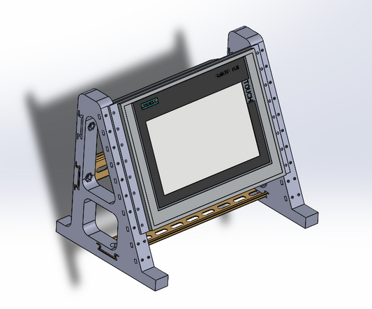 Desktop Operator DIN Rail Stand: 7" HMI Kit