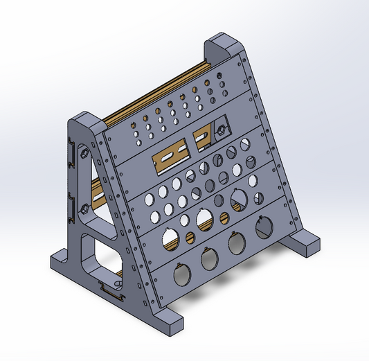 Desktop Operator DIN Rail Stand: Full Kit